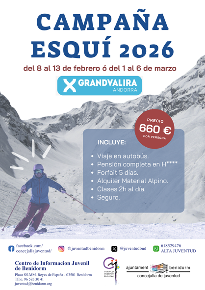 Campaña esquí 2026